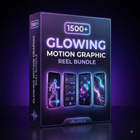 Glowing Motion Graphic Reels Bundle Today!!