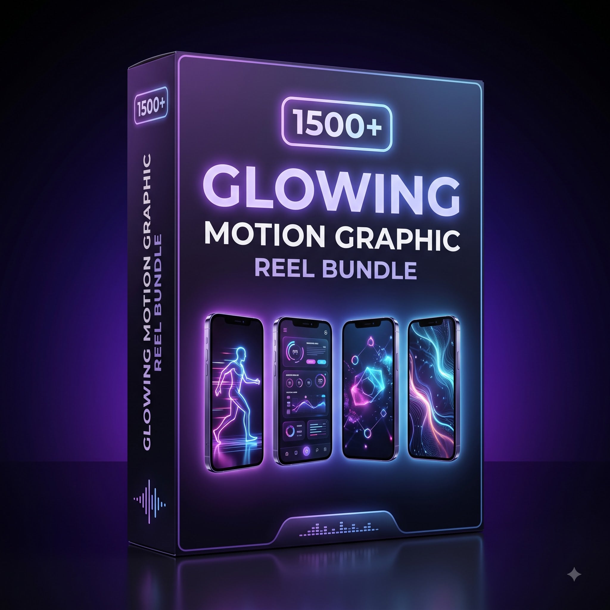Glowing Motion Graphic Reels Bundle Today!!