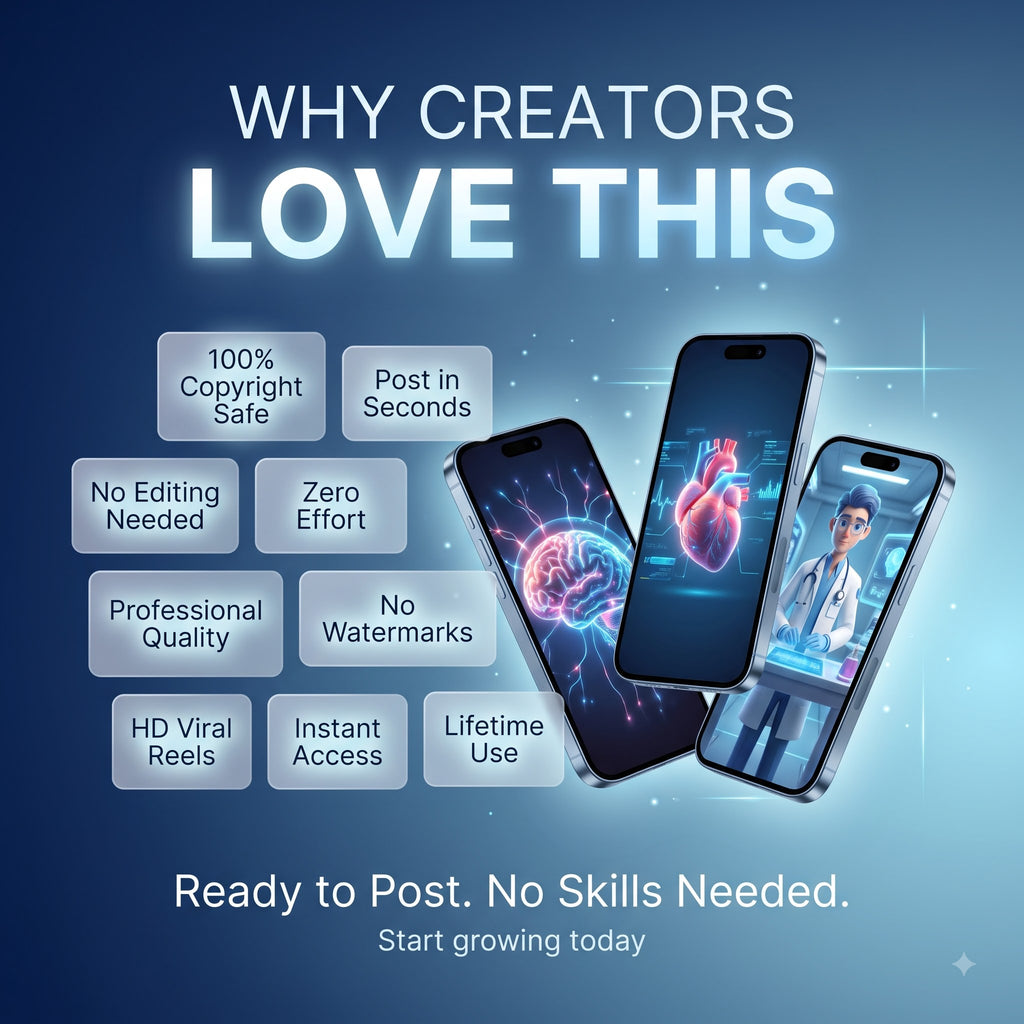500+ Viral AI Health Reels Bundle – Instant Download